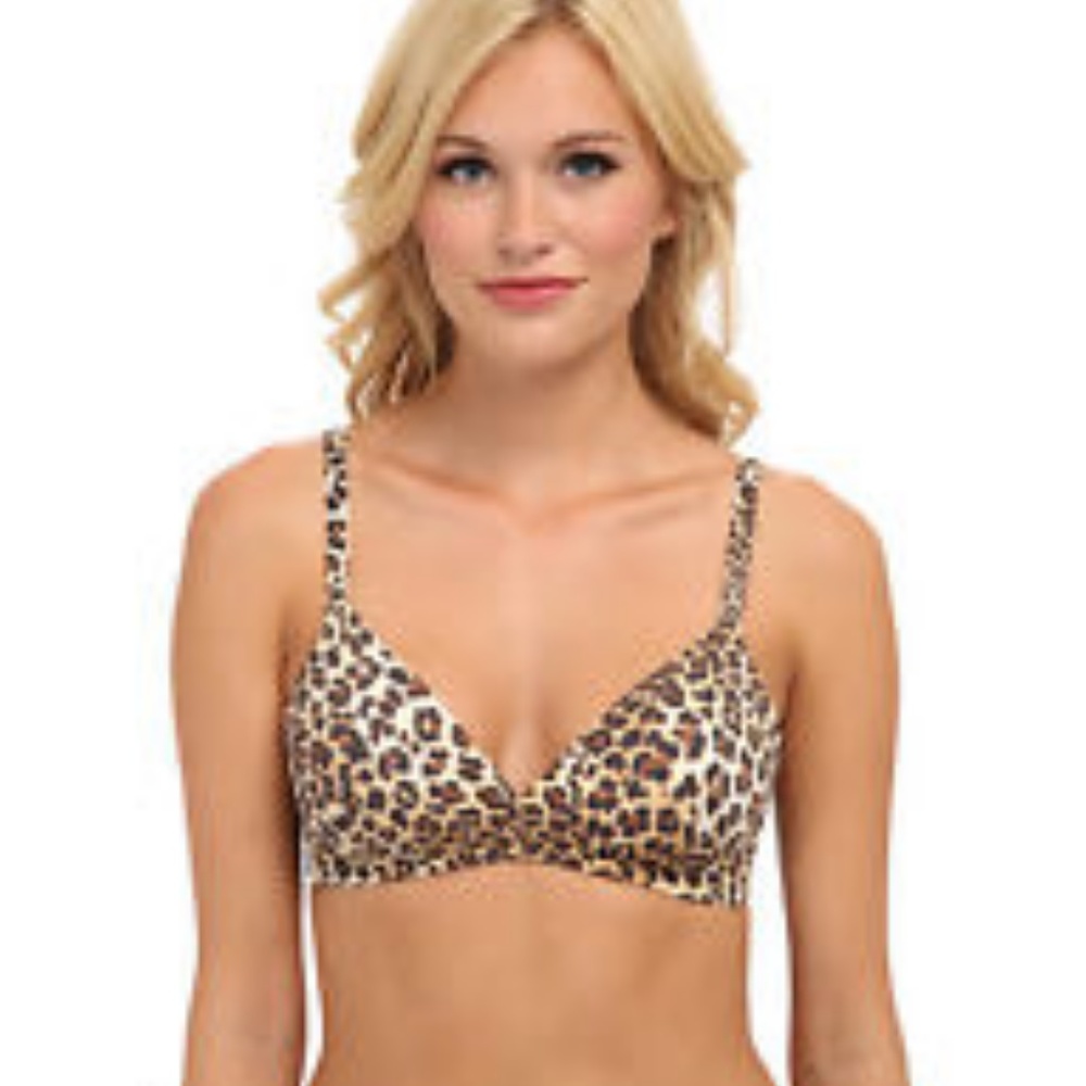 NWT Wacoal 65146 Seamless Halo Leopard Print Bra Underwire 34C